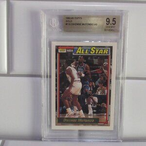 1992-93 Topps Gold Basketball DIKEMBE MUTOMBO AS #110 BGS 9.5